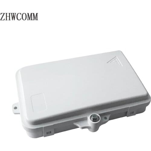 ZHWCOMM high quality 4 Core Fiber Optic Terminal Box FTTH Box Fiber Optic Distribution Box Free shipping
