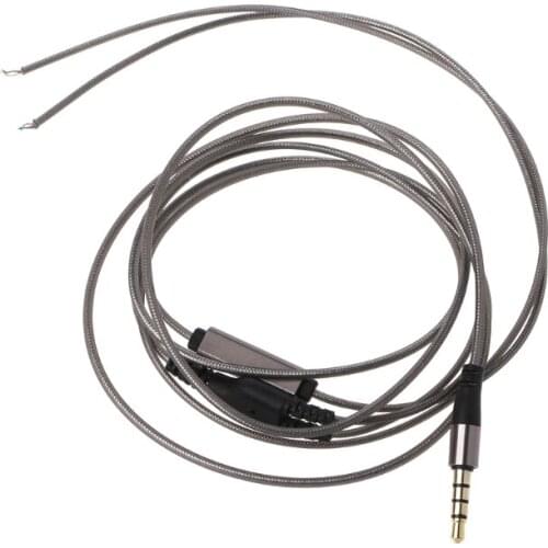 1.2m With Mic DIY Earphone Cable High Quality Replacement Cable Wire For Repair