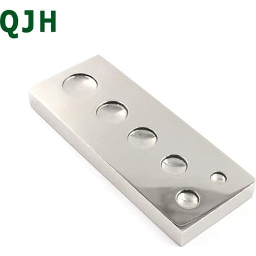 1PCS 6-15mm Rivet button mounting base Fastener Tools Leather Crafts Hand Punch Holder Mounting Base