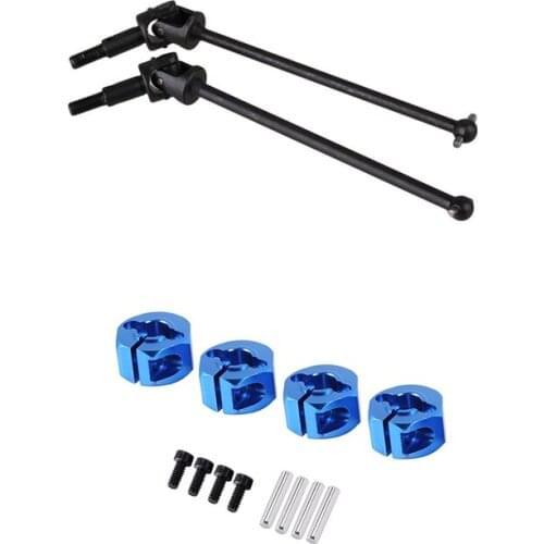 2PCS 106015 Universal Drive Shaft for HSP 94105 94106 94107 with RC 7.0 Wheel Hex 12mm Drive for HSP HPI Tamiya RC Car