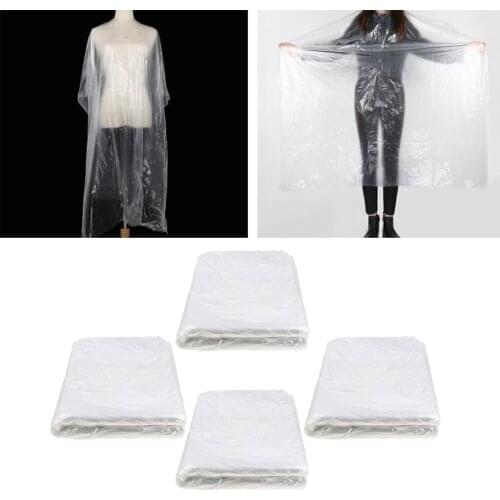 200x Disposable Hair Cutting Cape Gown Unisex Barber Shop Capes Hairdressing