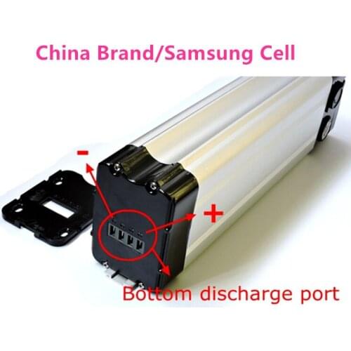 High capacity 36V 20ah 18ah 21ah 25ah Silver fish Bottom discharge battery Electric Bicycle Battery e scooter 36v 500W 1000W