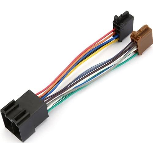 Car Stereo Audio Harness With ISO Adapter Durable Automobile Radio Wiring Harness For Peugeot 106 206 306 307 405 406 607