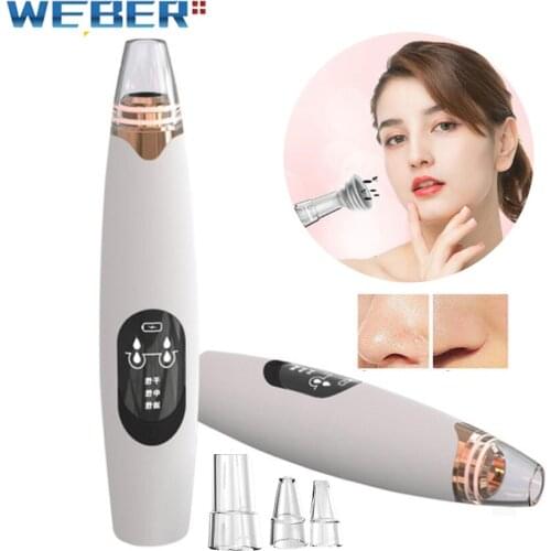 Facial Nose Blackhead Remover Vacuum Pore Cleaner Skin Care Tools Acne Remover North Face Women SPA Beauty Machine USB charger