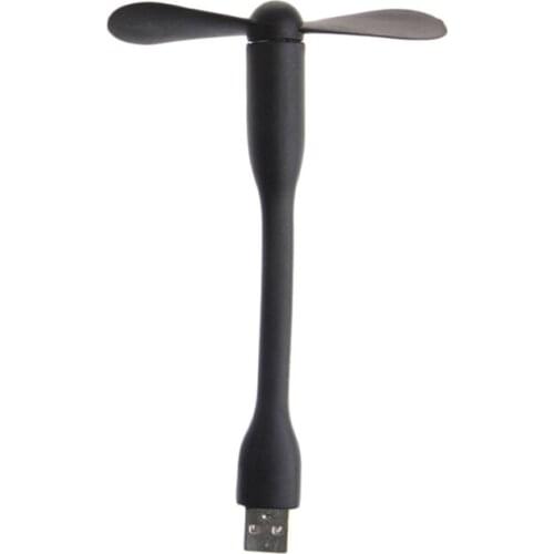 Flexible USB Cooling Fan For Laptop Desktop PC Powerbank Wall Car USB Charger 4XFB