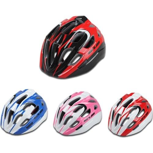 Integrated Riding Helmet Sun Protection Colorful Bike Helmets Childrens Bicycle Safety Helmet Head Protector Cycling Equipment