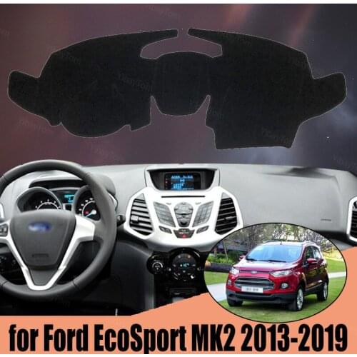 Car Auto Inner Dashboard Cover Dash Mat Carpet Rug for Ford EcoSport MK2 2013-2019 Sunshade Auto Cape