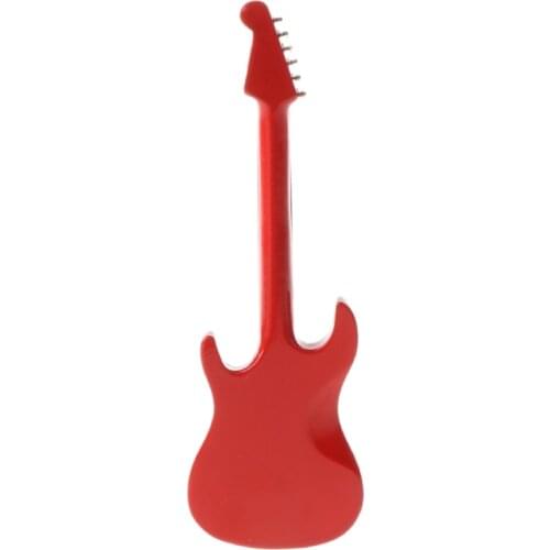 14cm Mini Electric Guitar Model Miniature Guitarra Replica Gift with Case Stand U7EF