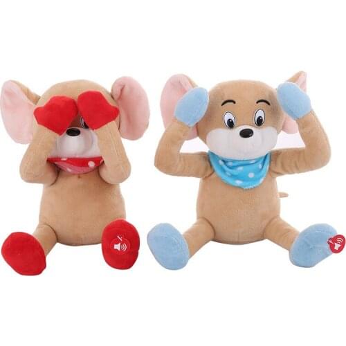 Mouse Peekaboo Mouse Elephant Hide-like Will Sing with Music Elephant Cover Eyes Mouse Doll