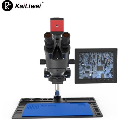 New Optical Microscope Price Metal Base With Extended Pad Trinocular Stereo Microscope Kit