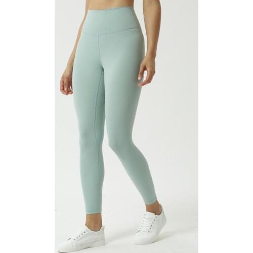 SALSPOR Double-Sided Brushed Leggings Pants Womens Pants Nine-Point Pants High-Waist Buttocks Leggings Women