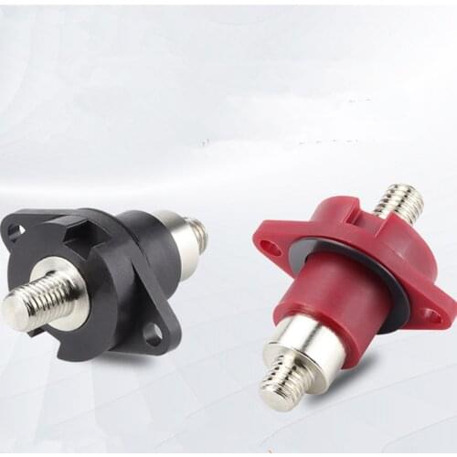 Through Wall Connection Terminals Lead Terminal 200A Through Type High Current Pure Copper Terminal