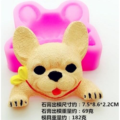 Dog perfumed plaster car out of the air mouth mold cake decorated chocolate mold silicone mold