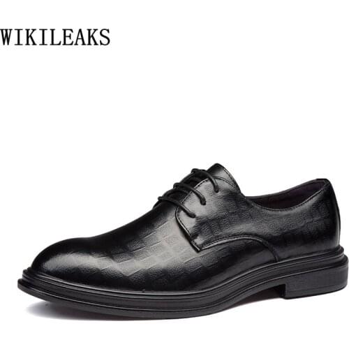 Formal Shoes Men Oxford Office Shoes for Men Business Suit Men Wedding Dress Shoes Leather Zapatos De Vestir De Los Hombres