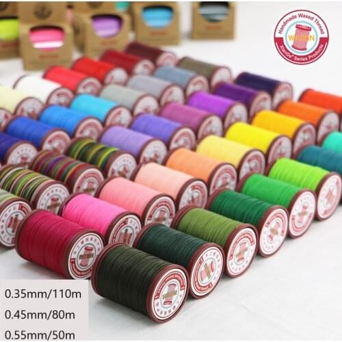 Wax Thread Micro-Core Round Line 0.35 0.45 0.55 Handmade Leather Bag Woven Jewelry Polyester Eco-Friendly Lace Necklace