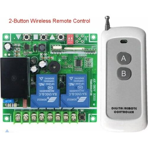 High-Power 30A Learning Type 220-380V 2-3-Way Remote Control Switch With Remote Control/Water Pump Motor Lamp Control