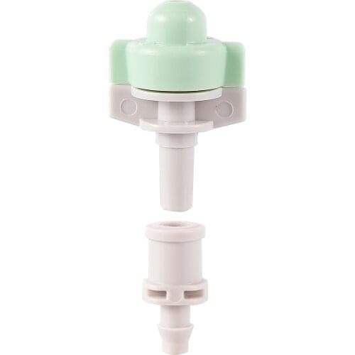 0.5mm Misting Nozzle with 4/7mm Hose Port Barbed Connector Garden Greenhouse Watering Cooling Humidification Atomization Sprayer