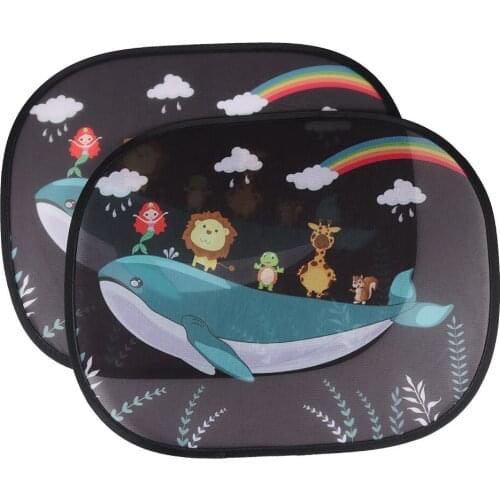 2pcs Visor Kids Shade Car Sunlight Shade Roof Window Sunlight Protective Car Shield For Kid Baby Pet Windscreen Car Window Shade