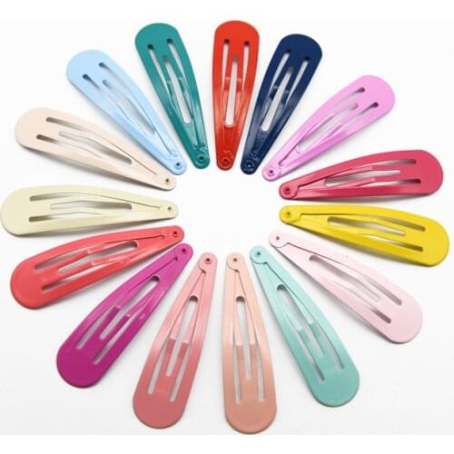 20Pcs/lot Snap Hair Clips for Hair Clip Pins BB Hairpins Color Metal Barrettes for Baby Children Women Girls Styling Accessories
