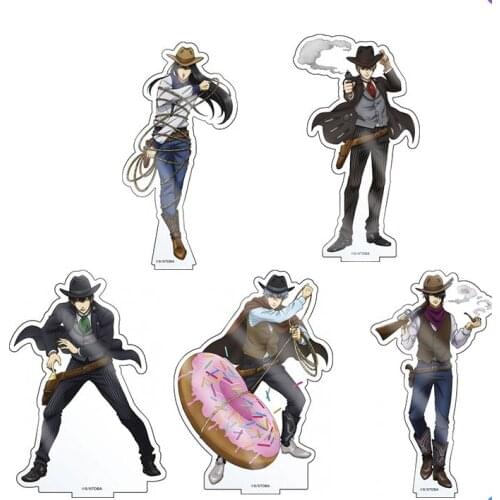 Anime GINTAMA Sakata Gintoki Shimura Shinpachi Kagura Acrylic Stand Figure Display Model Plate Cosplay Desktop Decor Xmas Gifts