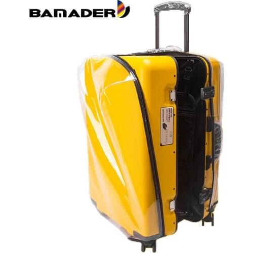 BAMADER New Transparent Luggage Cover Thick Wear-resistant Suitcase Cover Dust-proof Waterproof Trolley Case Travel Accessories