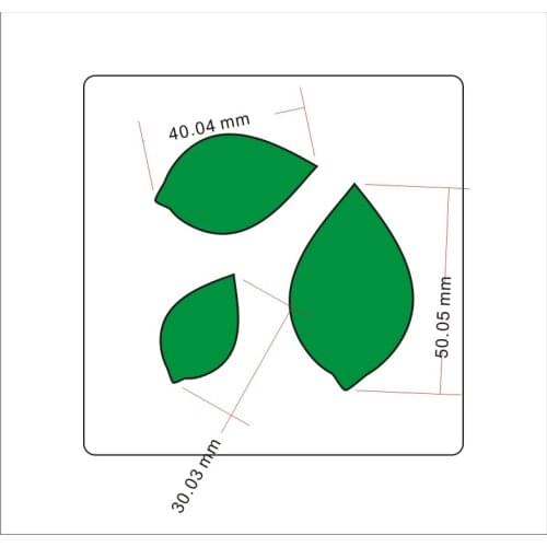 Leaves shape die S-LEAF0001