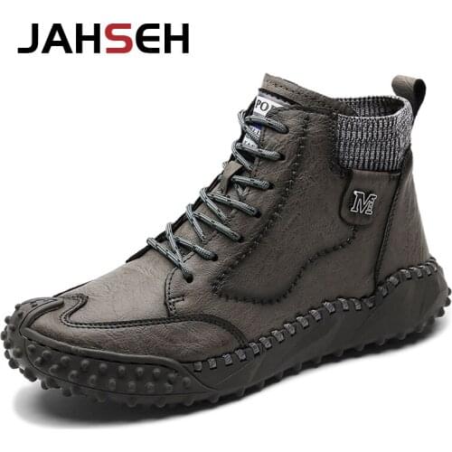 Мужские классические ботинки JAHSEH China At AliExpress