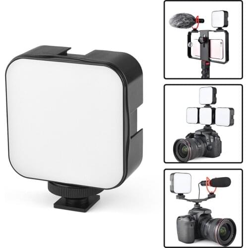 Ring Lamp Clip Holder Selfie LED Ring 49 Camera Light Portable Dimmable Photography Light For Youtube Live Photo Studio Video