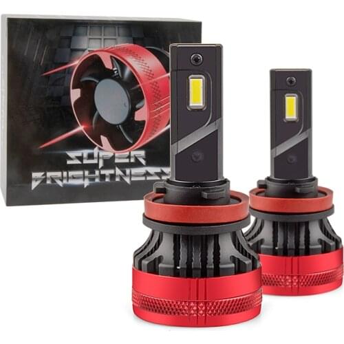 F5 LED Headlight Kit 100W 20000LM Canbus H7 Led H1 H4 H8 H11 9005 9006 D2S 9004 9012 HIR2 Led Fog Bulb Turbo Lamp