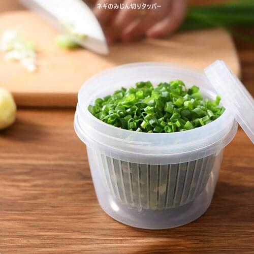 Refrigerator Round Drain Sealed Box For Ginger Garlic Onion Fridge Keep Fresh Basket Kitchen Organize Fresh-keeping Container