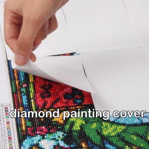 50/100/200pcs Pack DIY Diamond Painting Tools Accessories Release Paper Diamond Painting Cover Replacement Convenient