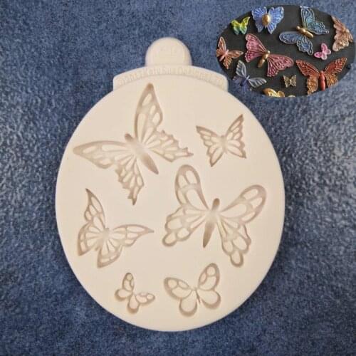 New Sugar Silicon Mold Dry Pace Style Wedding Party Dessert Table With Butterfly Collection A1570