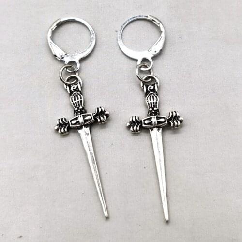2020 new sword earrings The dark witch pendant Gothic Antique sword jewelry A gift for your girlfriend women classical new