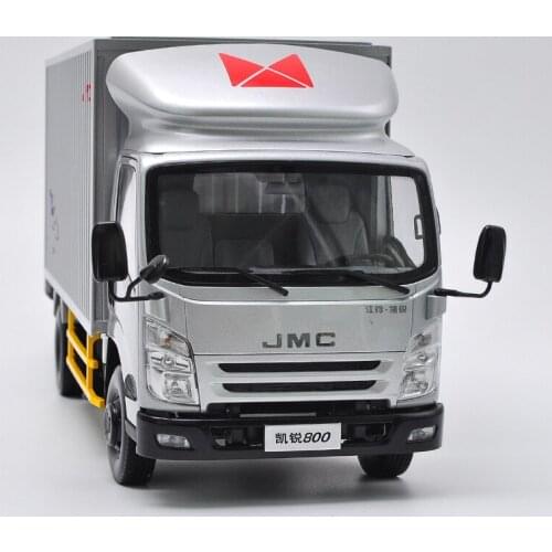 Original Authorized Authentic 1/18 Jmc Kairui N800 Pick up Truck Diecast Model Car Silver pick up toy truck Model for Christmas