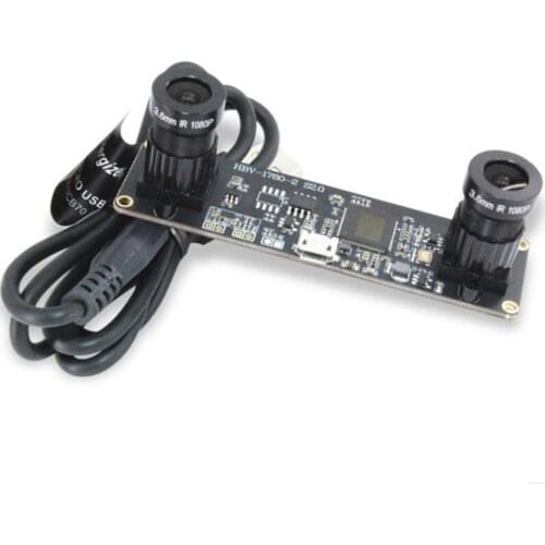 OV9732 Binocular Sync Camera Module 72 Degree 1 Million Pixel HD Module Face Recognition AR Depth Detection HBV-1780-2