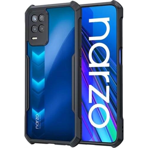 Luxury Shockproof Frame Clear Phone Case For Oppo Realme narzo 30 5G Realmy narzo30 Lens Full Protective Transparent Cover Coque