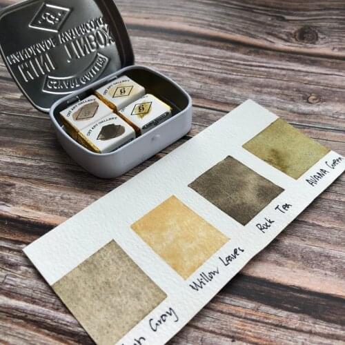 Make Your Own Watercolor Palette Custom Handmade Minerals Watercolour Calligraphy Ink -Hand Lettering -Aquarelleart supply