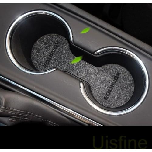 Door slot pad water coaster anti-skid pad storage pad dust pad modification car Accessories For Chevrolet Equinox 2017 2018 2019