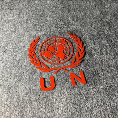 Car Styling Exterior Decorate Accessory Sticker Motorcycle Tank Decal for Organization United Nations UN