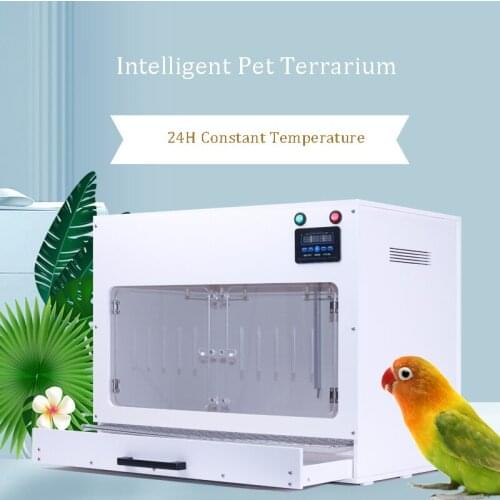 Parrot incubator large intelligent constant temperature wind heating baby bird thermal insulation climbing pet terrarium