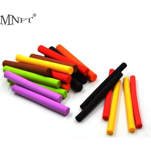 MNFT 5Pcs EVA Carp Fishing Foam Sticks 8mm 6mm Cylinder Float Making Fly Tying Rig Sticks Aligners Pop-up Baits Carp Fishing