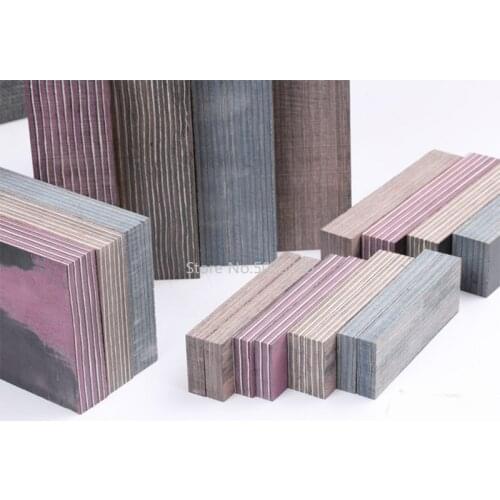 1piece Various Laminated Wood DIY Knife Handles Making Material Wood Blanks for Home DIY Handicraft Materials