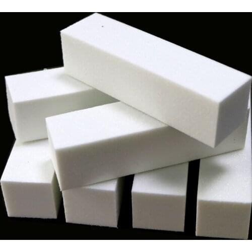 20/50/100Pcs Buffing Sanding Block Pedicure Manicure Nail Art Buffer Polish Tool White Nail File Nail Art Tips Manicure Pedicure