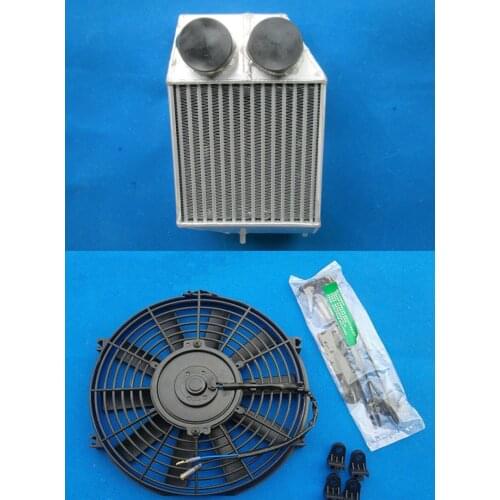 5" side mount intercooler For Renault super 5 GT turbo R9 R11 19 85-91 86 87 88 Brand new +fan