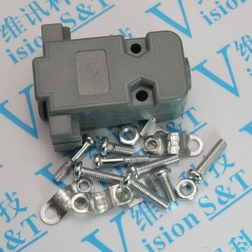 5pcs/DB9 Shell DB9 Serial head DB9 Plastic shell RS232 Serial port Shell