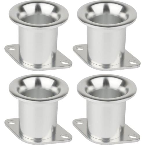 4pcs Air Horn Funnel Aluminum Air Intake System Funnel Car Horn Accessories Fit for Toyota Corolla AE86 Airbox Intake Pipe