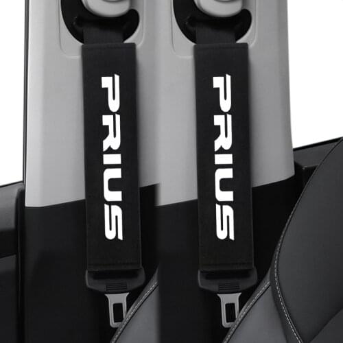 Auto interior Seat Belt Shoulders Pads Covers for Toyota Prius auris hilux Corolla Camry RAV4 shoulder protector accessories