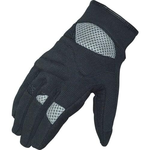 Dain Fogal Unisex Textile Motorbike Gloves Touch Screen Mobile Phone Black Gloves Motorcycle MX Dirt Bike mens glove