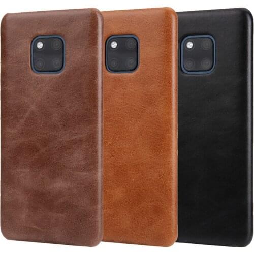 Leather Mate 20X Case For Huawei Mate 20 Pro Case Luxury Cowhide Back Cover Shockproof Slim Hard Coque For Huawei Mate 20X Funda