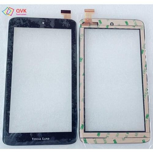 Black 7 Inch touch screen for Visual Land Tablet PC capacitive touch screen panel repair replacement parts